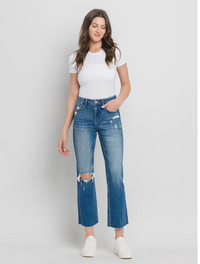 Lovervet By VERVET High Rise Kick Flare Jeans