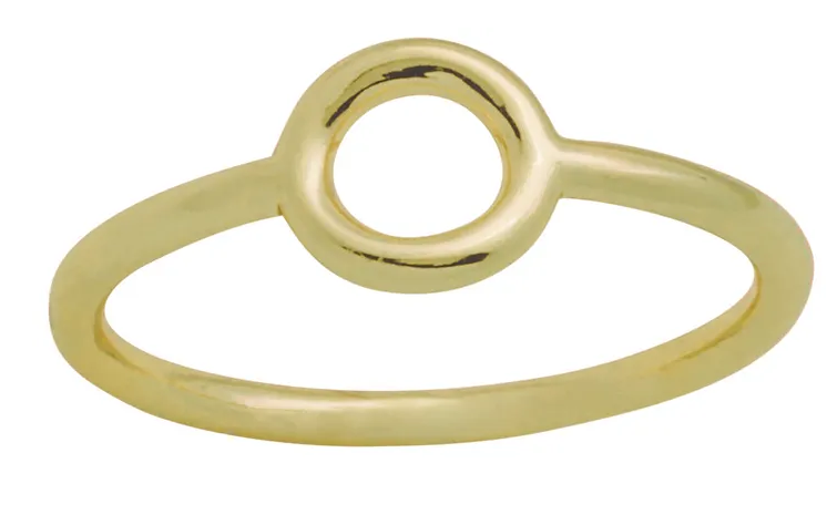 Circle Gold Layers Ring