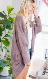 Soft Cozy Sweater Knit Plus Cardigan