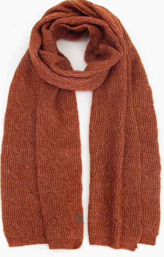 C.C Chain Link Knitted Scarf