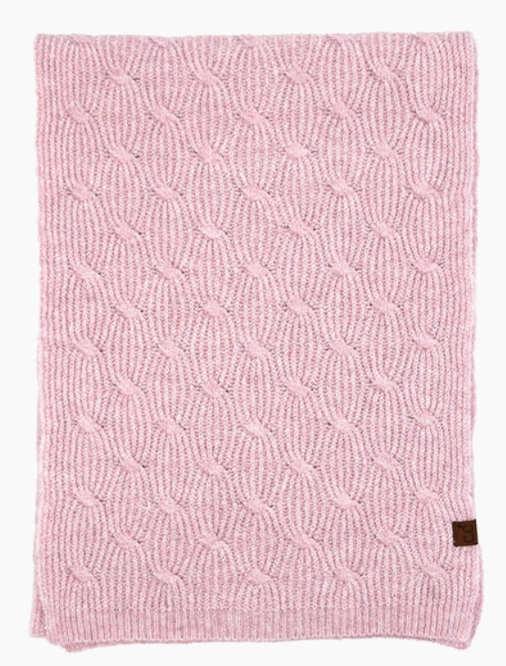 C.C Chain Link Knitted Scarf