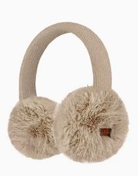 C.C Faux Mink Fur Knitted Earmuff