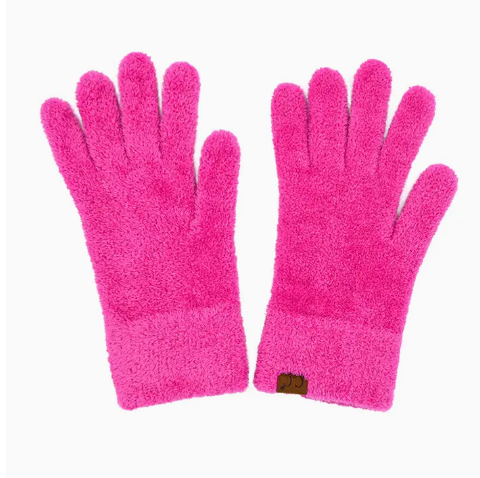 C.C Plush Terry Chenille Gloves