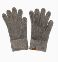 C.C Plush Terry Chenille Gloves