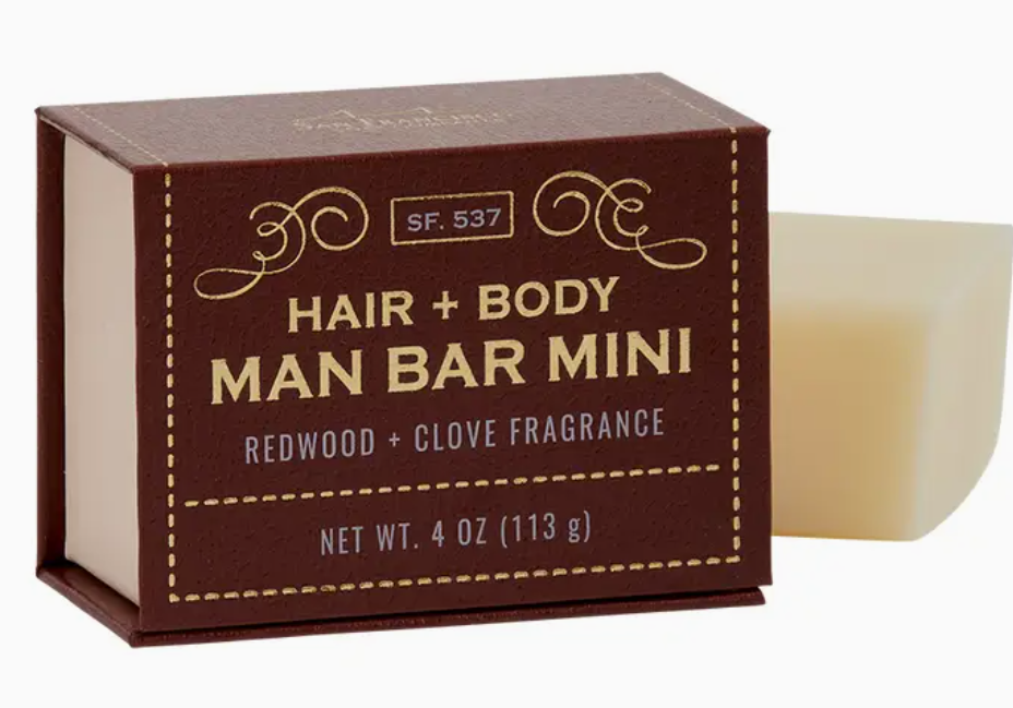 Man Bar Mini 4oz Redwood & Clove