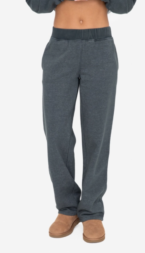 Straight Leg Vintage Fleece Lounge Pants