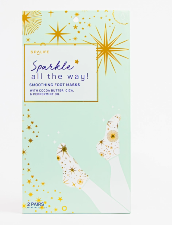 Holiday Sparkle All the Way Smoothing Foot Masks