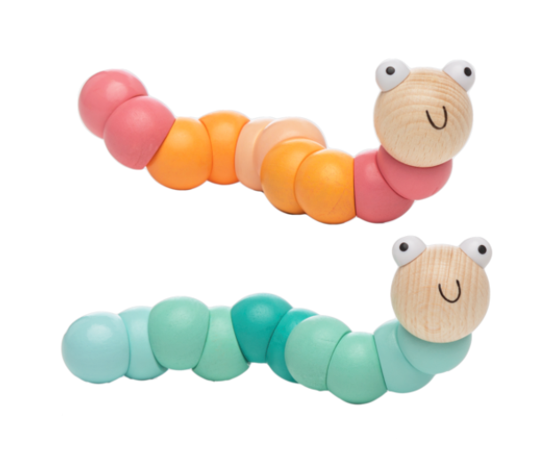 Wooden Twisty Worms