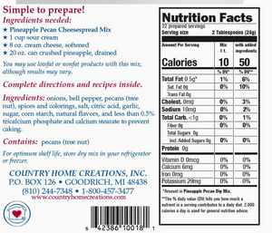 Pineapple Pecan Cheesespread Mix