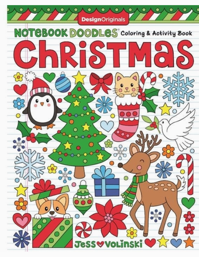 Coloring Book - Notebook Doodles Christmas