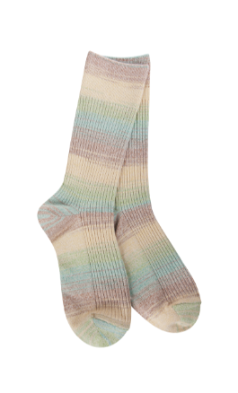 Rib Light Crew Sock