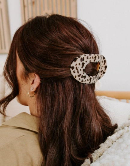 Round Flat Hair Clip | Large