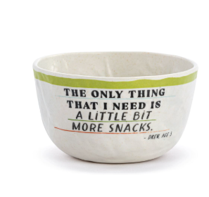 A Little Bit More Snacks Melamine Snack Bowl