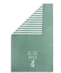 Men's Green Absorbent Towel On The Green