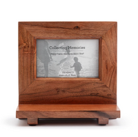 Collecting Memories Acacia Wood Frame with Shelf
