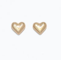 Cuties Polished Heart Earrings