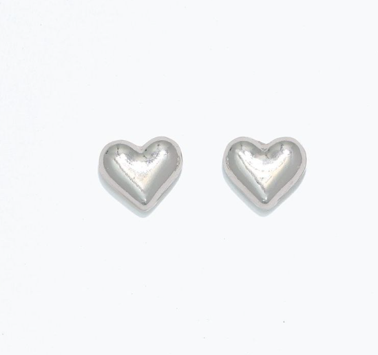 Cuties Polished Heart Earrings