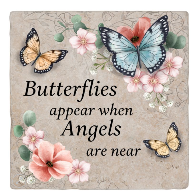 Butterflies Appear Travertine Paver
