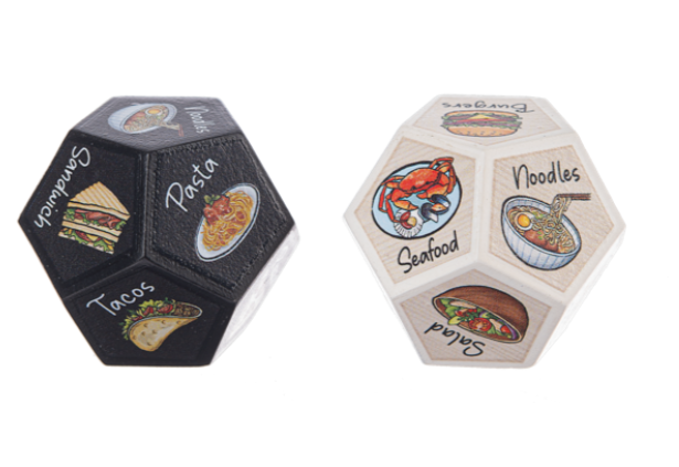 Dining Decider Dice Charms