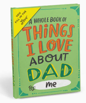 About Dad Fill in the Love® Journal
