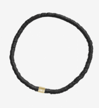 Puravida Cabrillo Dainty Vinyl Disc Stretch Bracelet