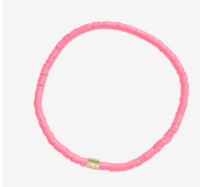 Puravida Cabrillo Dainty Vinyl Disc Stretch Bracelet
