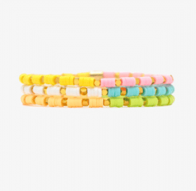 Puravida Coronado Set of 3 Vinyl Bracelets