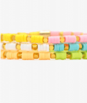 Puravida Coronado Set of 3 Vinyl Bracelets