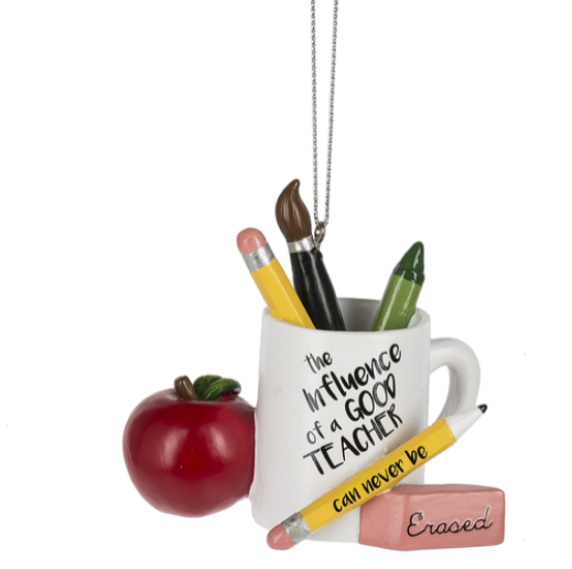 The Influence of a Good Teacher Can Never be Erased Ornament
