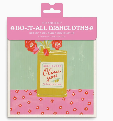 Blossoms & Bows Do-It-All Dishcloths