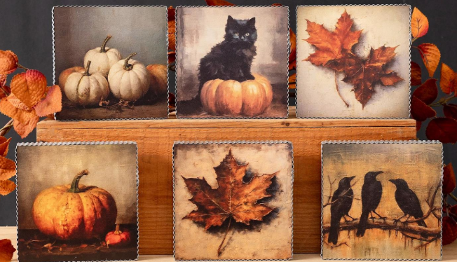 Fall Still Life Shelf Sitters