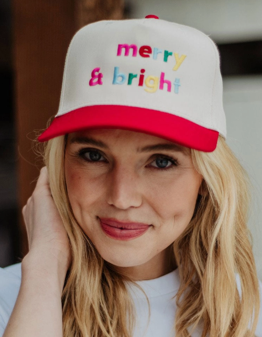 Merry & Bright Vintage Trucker Hat