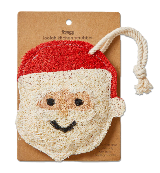 Christmas Santa Loofah Scrubber