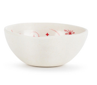 Red Snowfall Melamine Dip Bowl