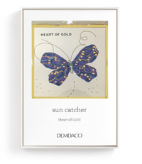Heart of Gold Butterfly Suncatcher