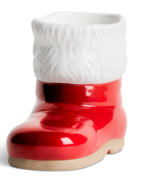 Santa's Chocolate Peppermint Boot Candle