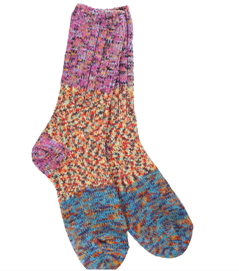 Weekend Ragg Crew Colorblock Sock