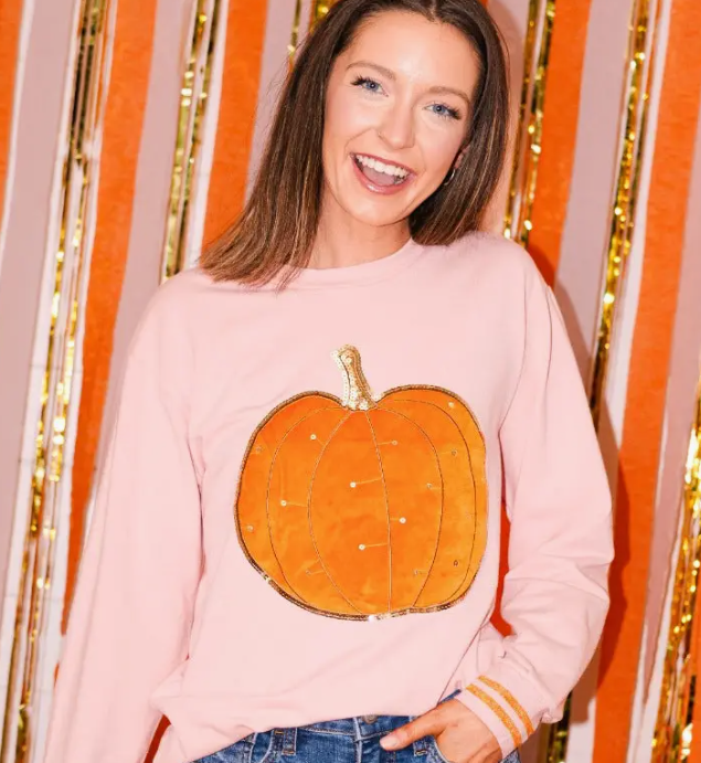 Pumpkin Pink Sweatshirt