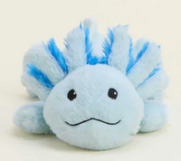 Blue Axolotl Warmies Junior