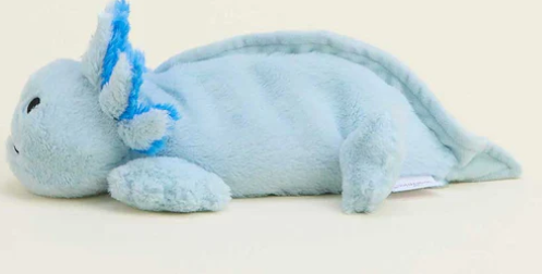 Blue Axolotl Warmies Junior