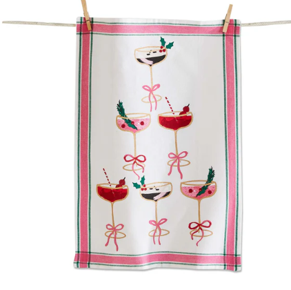 Cocktail Tower Dishtowel