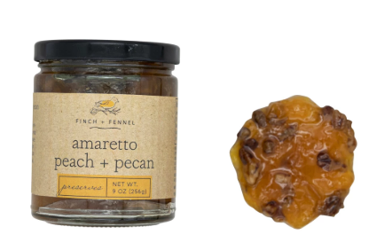 Finch+Fennel Amaretto Peach + Pecan Preserves