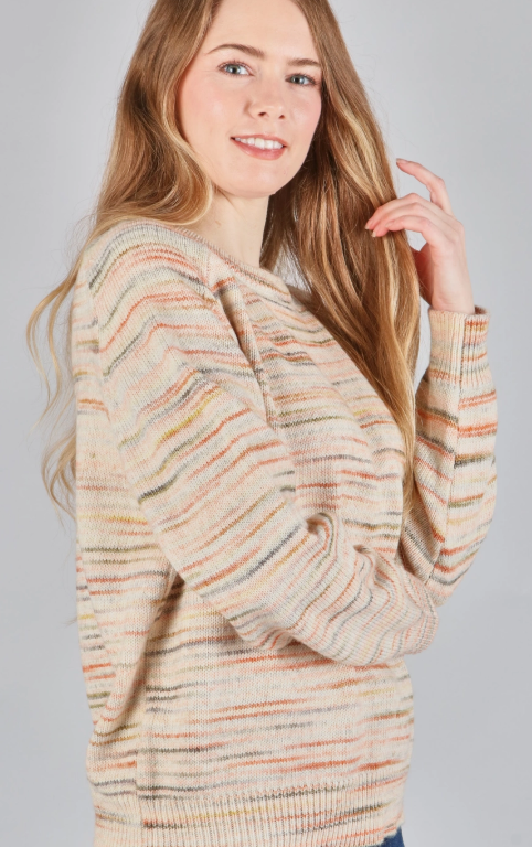 Heathered Knit Sweater