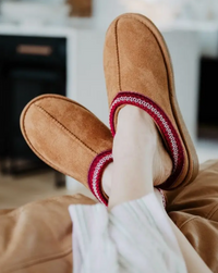 Embroidered Slip On Shoes