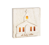 Wood Church Sitter