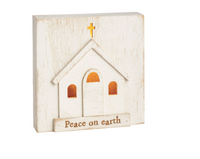 Wood Church Sitter