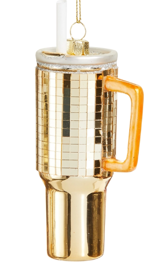 5" Disco Tumbler Ornament