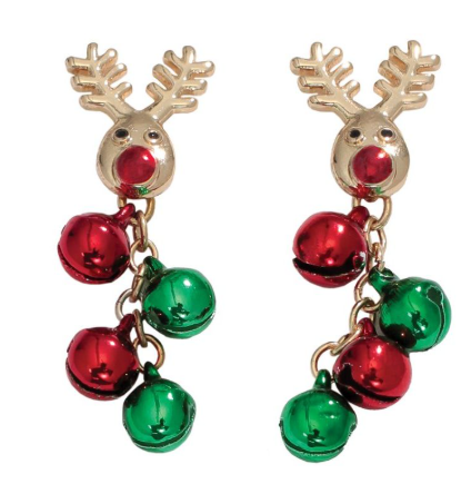 Rudolph With Jingles Earrings