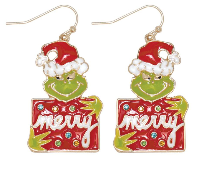 Merry Grinch Earrings