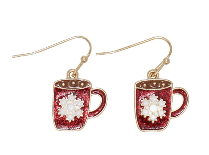 Hot Chocolate Mugs Earrings